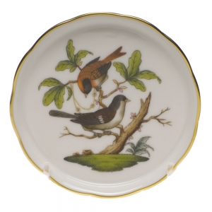 Herend Rothschild Bird Coaster - Motif 04 4"D