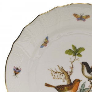 Herend Rothschild Bird Covered Bouillon Lid Only W/Rose