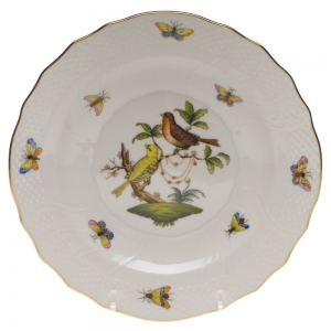 Herend Rothschild Bird Salad Plate - Motif 06 7.5"D