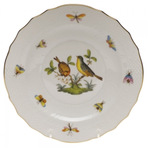 Herend Rothschild Bird Salad Plate - Motif 07 7.5"D