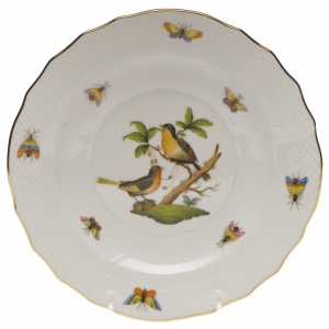 Herend Rothschild Bird Salad Plate - Motif 08 7.5"D