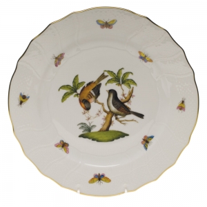 Herend Rothschild Bird Dinner Plate - Motif 12 10.5"D