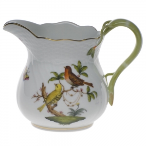 Herend Rothschild Bird Milk Pitcher(16 Oz) 4.25"H