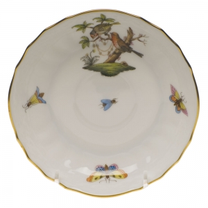 Herend Rothschild Bird Canton Saucer - Motif 10 5.5"D