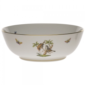 Herend Rothschild Bird Large Bowl 11"D