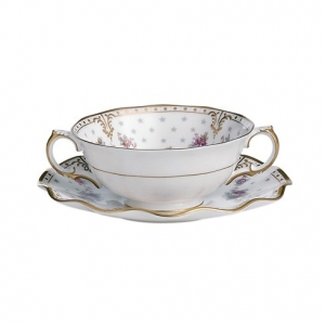 Royal Crown Derby Royal Antionette Cream Soup Bowl