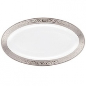 Philippe Deshoulieres Trianon Platinum Relish Dish / Sauce Boat Tray