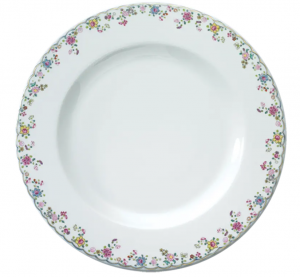 Mottahedeh Tobacco Leaf Service Plate