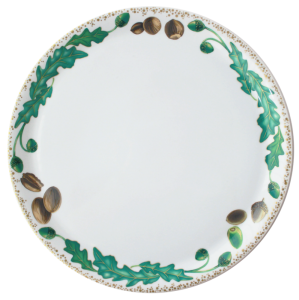 Mottahedeh Nut Leaf Cake Plate