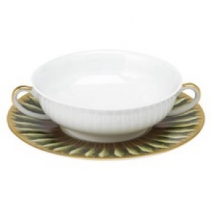 Philippe Deshoulieres Jardins De Florence Cream Soup Saucer