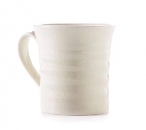 Simon Pearce Belmont Crackle Ivory Mug