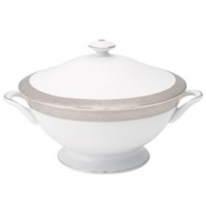 Philippe Deshoulieres Trianon Platinum Footed Soup Tureen With Lid