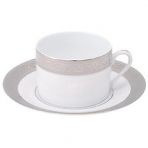 Philippe Deshoulieres Trianon Platinum Tea Saucer