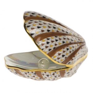 Herend Oyster w/Pearl - Mosaics Collection