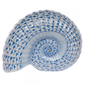 Herend Ammonite Blue