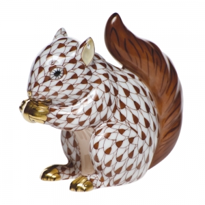 Herend Baby Squirrel Chocolate