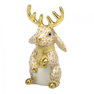 Herend Reindeer Rabbit Butterscotch