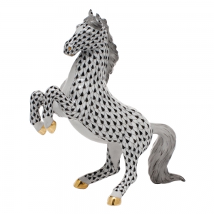 Herend Prancing Horse - Black