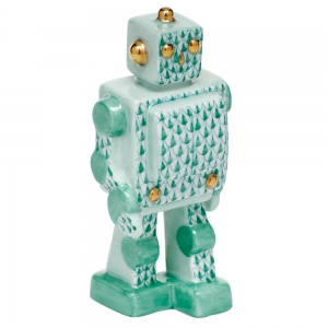 Herend Toy Robot - Green