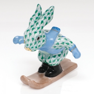 Herend Ski Bunny Ski Bunny - Green