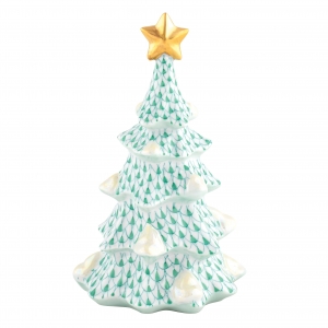 Herend Medium Christmas Tree - Green