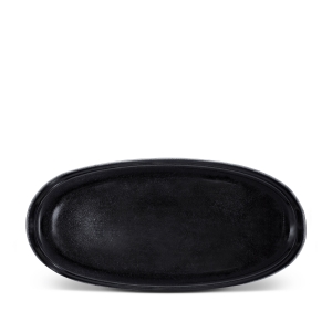 L'Objet Terra Black Oval Platter - Medium