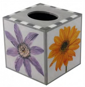 Annie Modica Fleurs Tissue Box