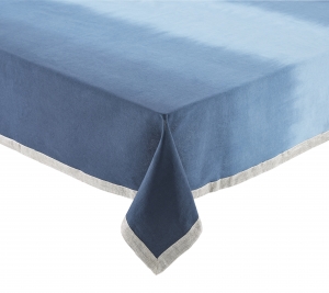 Kim Seybert Dip Dye Navy Blue Tablecloth - 58 x 112