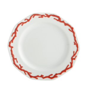 Mottahedeh Barriera Corallina Red Bread & Butter Plate*
