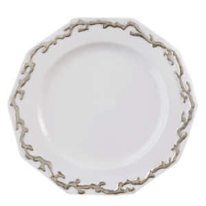 Mottahedeh Corallina Platinum Dinner Plate*
