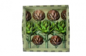 Annie Modica Artichoke Square Tray