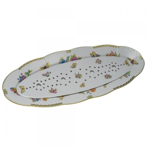 Herend Queen Victoria Fish Platter - 24"L x 9.5"W