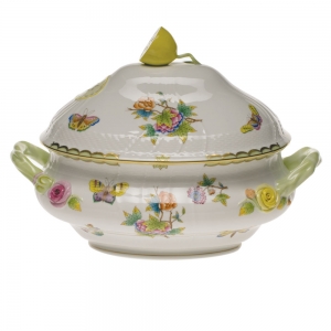 Herend Queen Victoria Tureen W/Lemon (4 Qt)