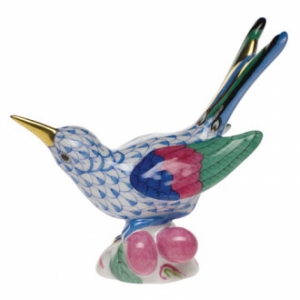 Herend Colibri Blue