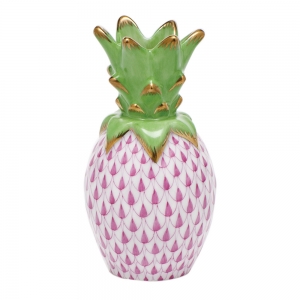 Herend Small Pineapple - Raspberry