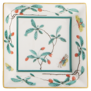 Mottahedeh Famille Verte Square Tray