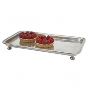 Footed Rectangle Service Tray