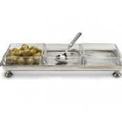 Footed Crudite Tray