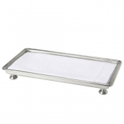 Footed Guest Towel Tray