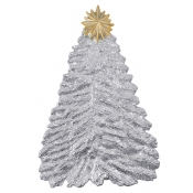 Pine Tree w/ Gold Star Platter