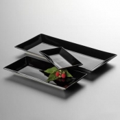 Sutton - Black Small Oblong Tray