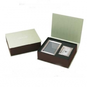 Christofle Filets Clock and Frame Set