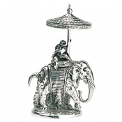 Christofle Museum Re-Edition Indra Elephant Toothpick Holder
