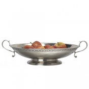 Bordered Oval Footed Centerpiece W/Handles