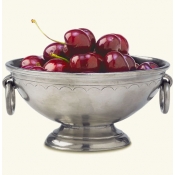 Deep, Footed Bowl W/Rings, Sm.