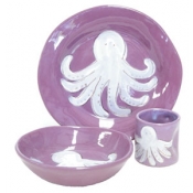 3 Piece Purple Octopus Set