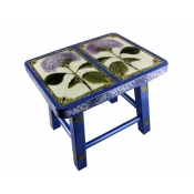 Annie Modica Hydrangea Foot Stool