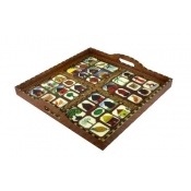 Annie Modica African Child Art Ottoman Tray