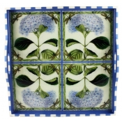 Annie Modica Hydrangea Ottoman Tray