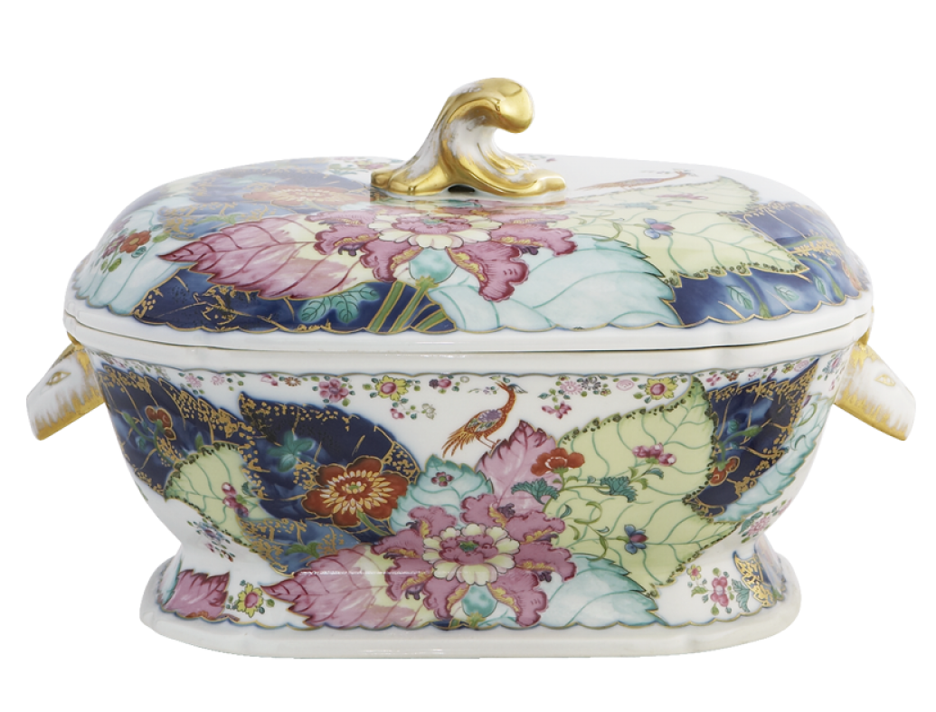 Mottahedeh Tobacco Leaf Tureen